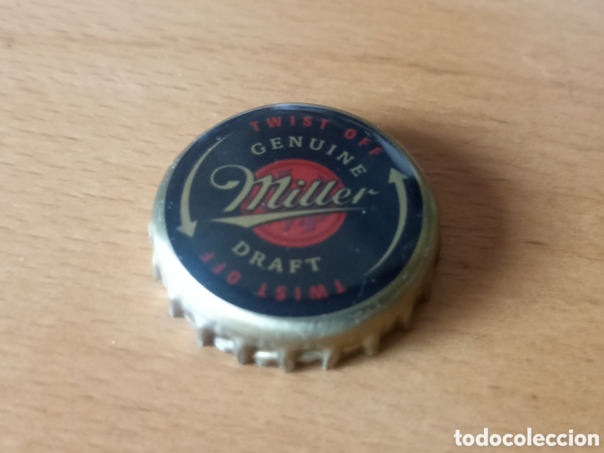 Coleccionismo de cervezas: Chapa cerveza Miller - Pedido m&iacute;nimo 3&euro;