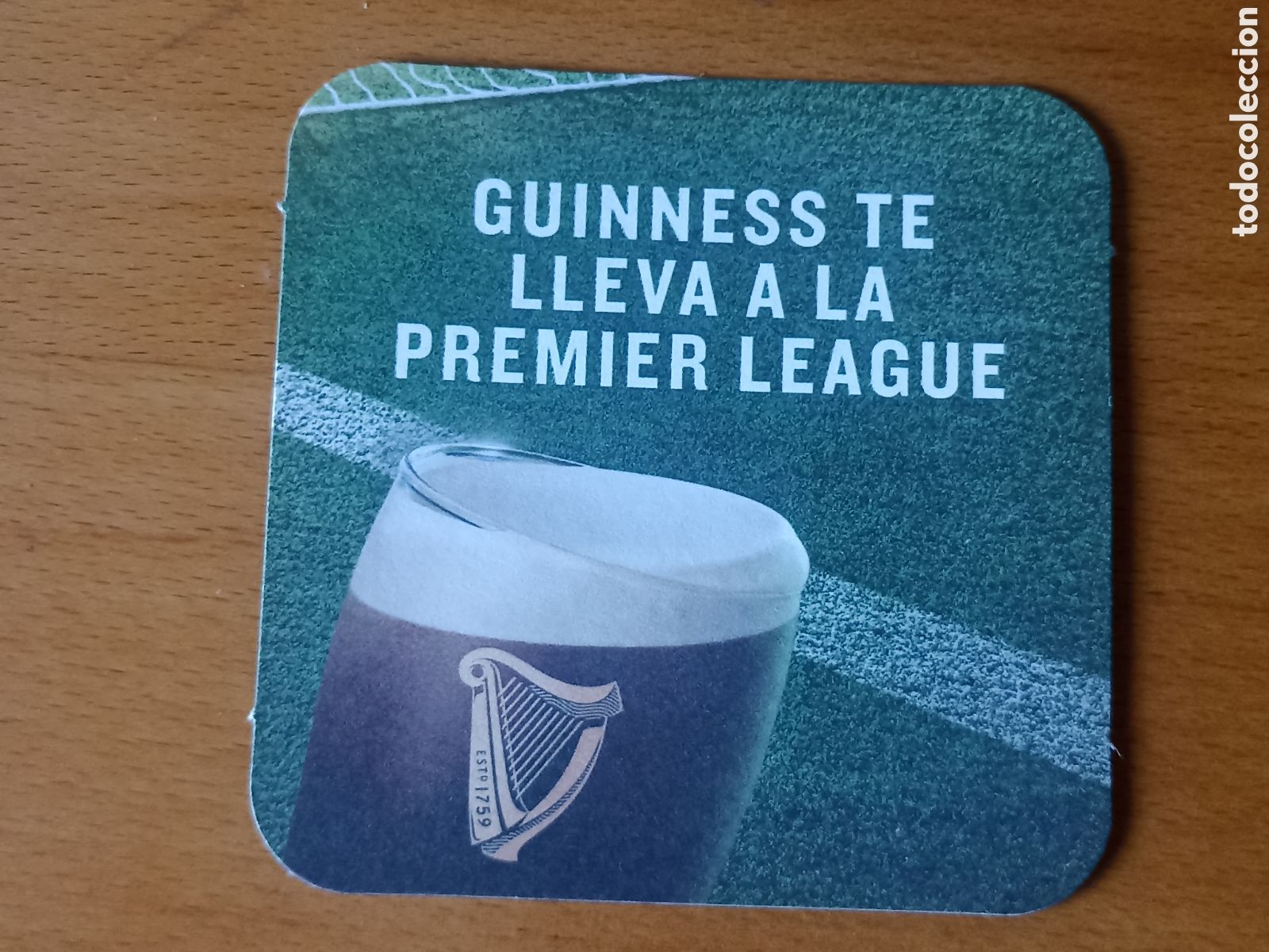 Coleccionismo de cervezas: Posavasos Cerveza Guinness te lleva a la Premier League - Pedido m&iacute;nimo 3 &euro;