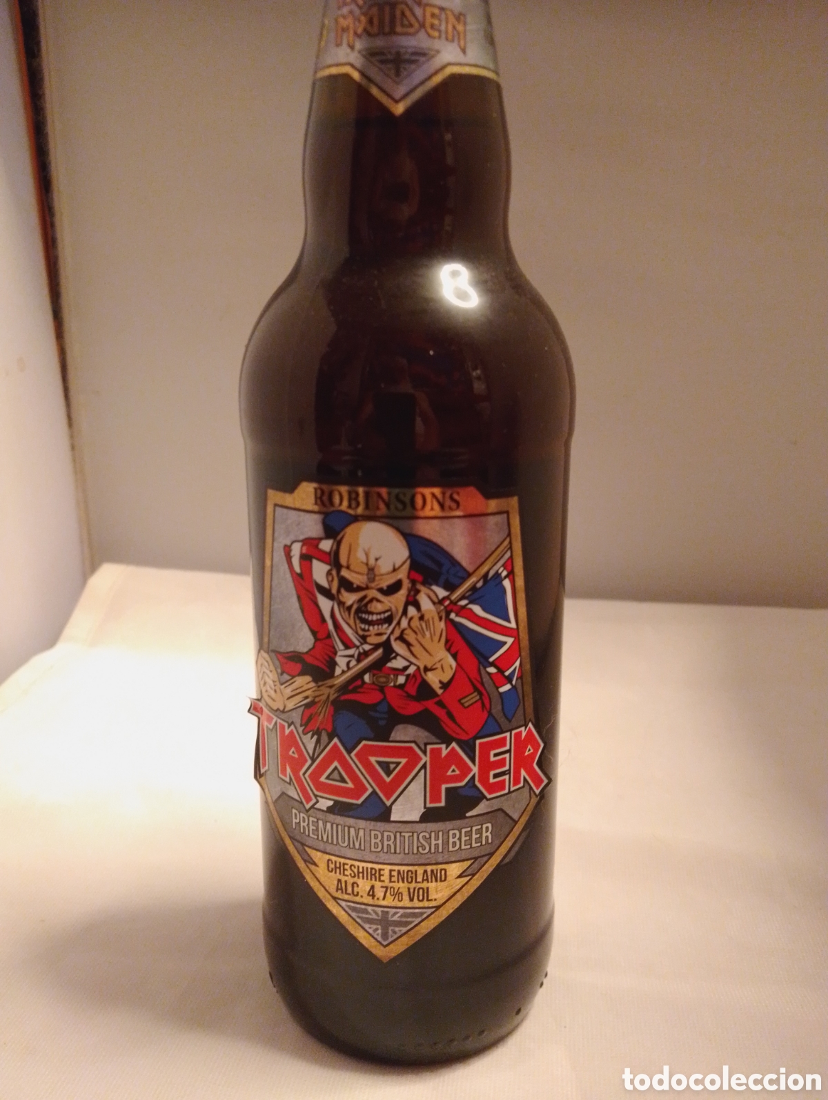 Coleccionismo de cervezas: Botella Cerveza Iron Maiden 500ml