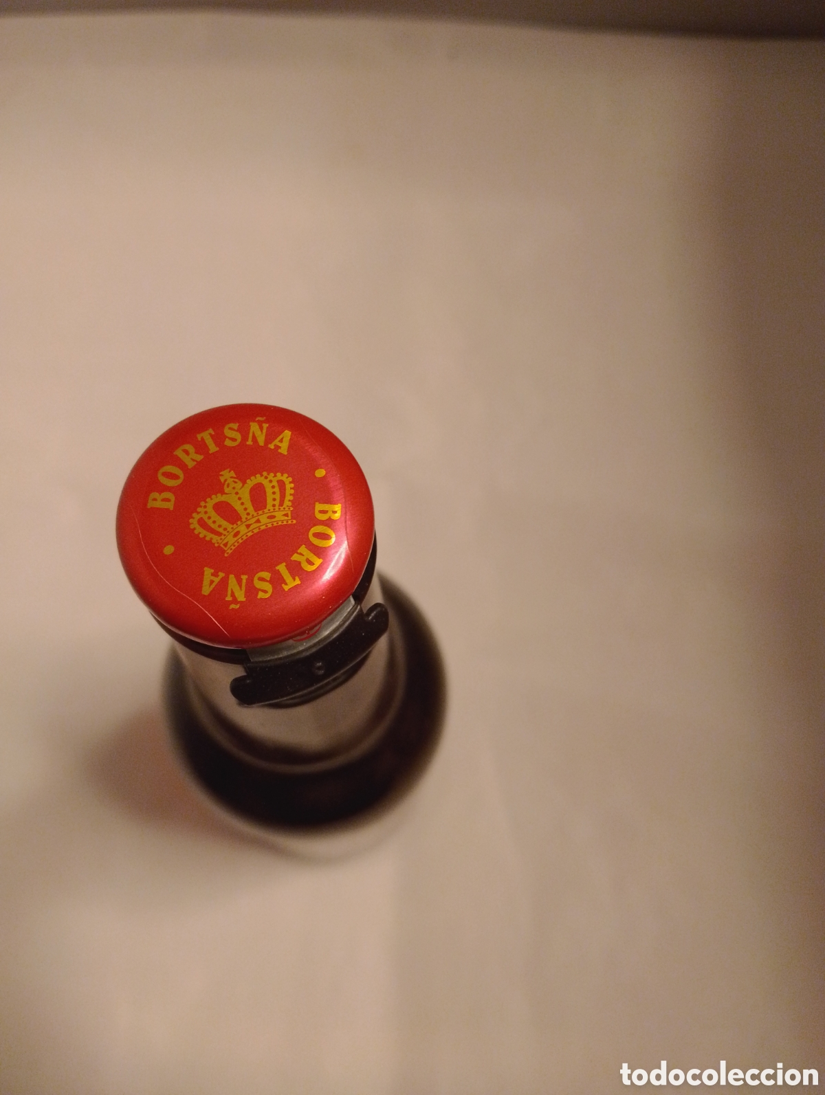 Coleccionismo de cervezas: Botella Cerveza BORTS&Ntilde;A. Llena - Foto 2
