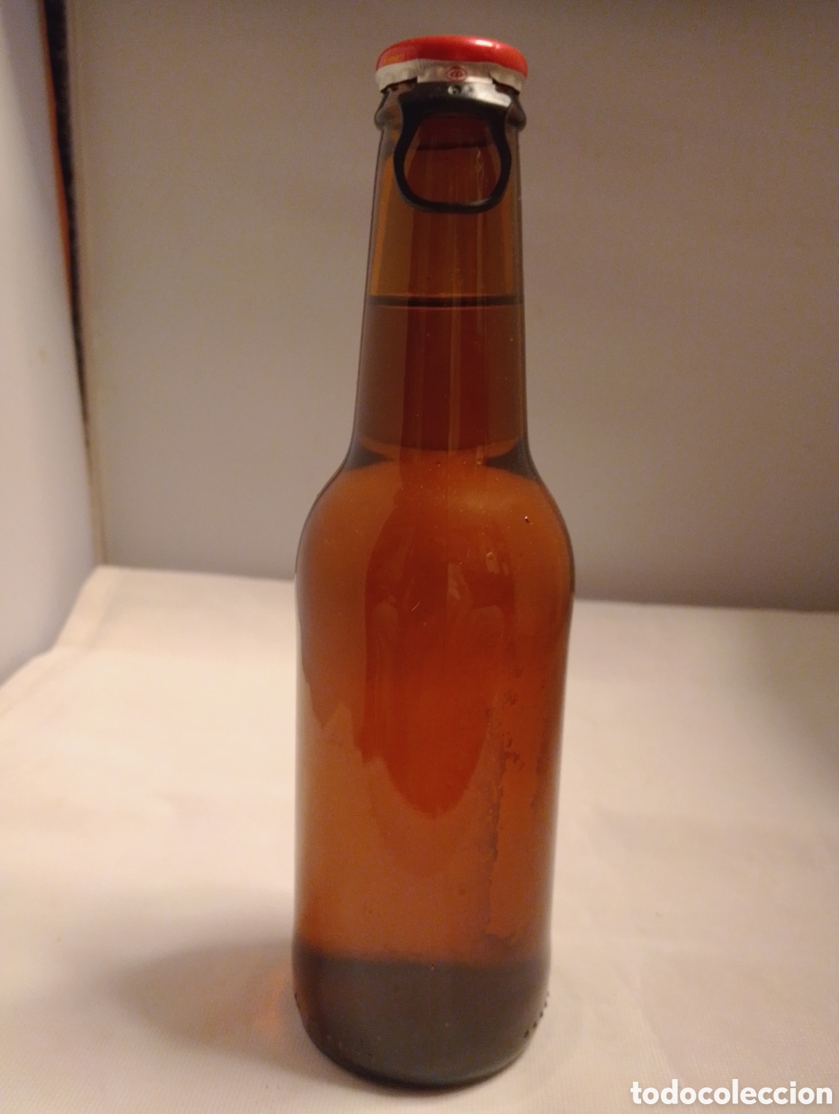 Coleccionismo de cervezas: Botella Cerveza BORTS&Ntilde;A. Llena