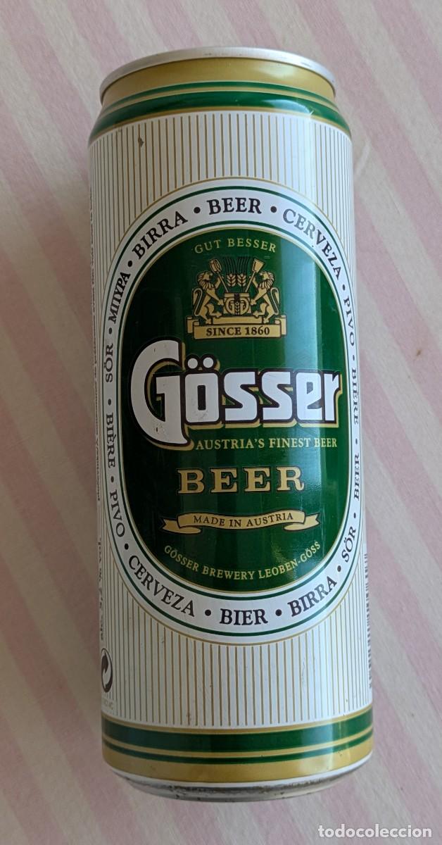 Coleccionismo de cervezas: Lata cerveza austr&iacute;aca G&ouml;sser 0,5 l. vacia