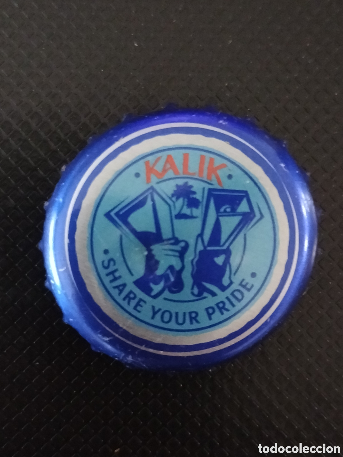 Coleccionismo de cervezas: CHAPA TAP&Oacute;N CORONA CERVEZA KALIK - BAHAMAS