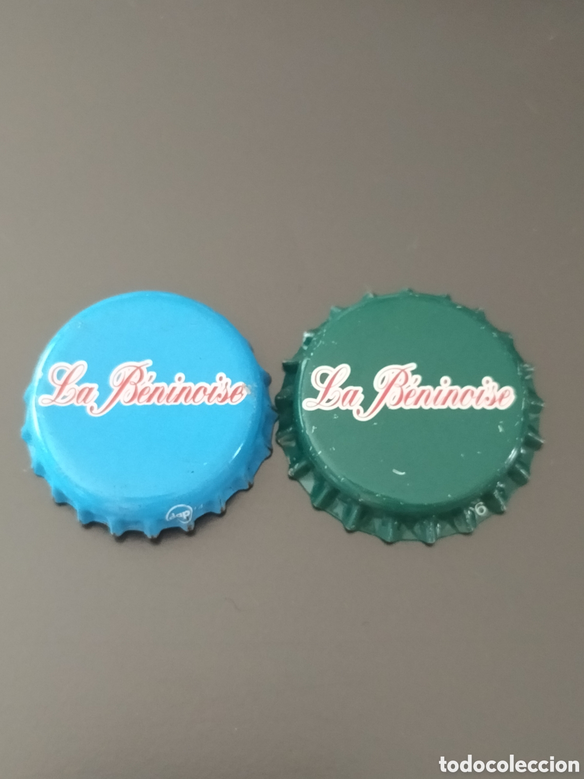 Coleccionismo de cervezas: LOTE 2 CHAPAS TAPON CORONA CERVEZA - BEN&Iacute;N