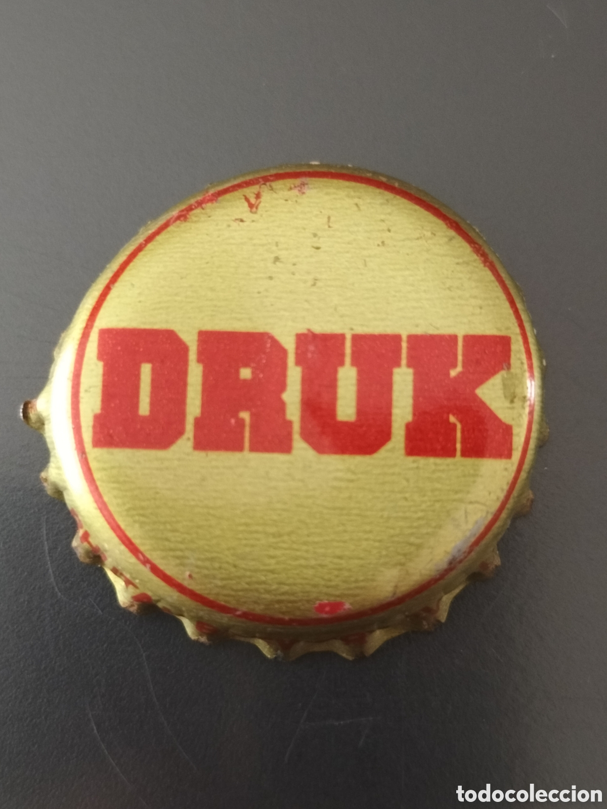 Coleccionismo de cervezas: CHAPA CERVEZA DRUK - BUT&Aacute;N