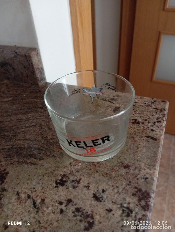 Coleccionismo de cervezas: VASO PEQUE&Ntilde;O ZURITO KELER 18