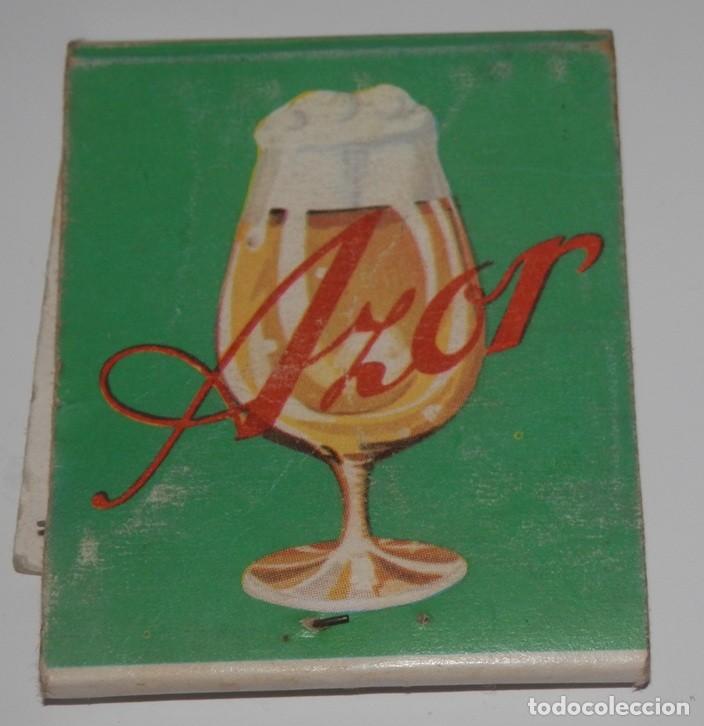 Coleccionismo de cervezas: CAJA CERILLAS DELA CERVEZA AZOR - Foto 2