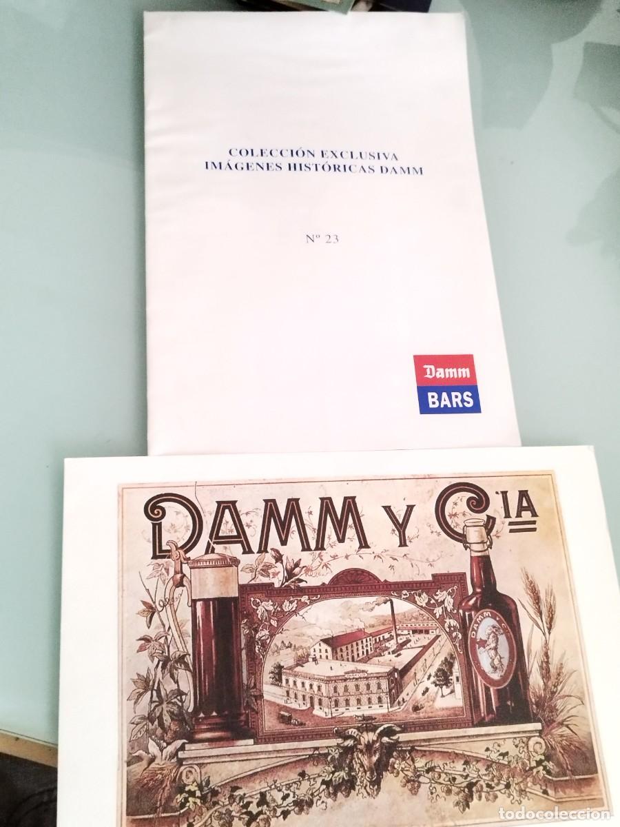 Coleccionismo de cervezas: Lamina reproducci&oacute;n de cartel publicidad cerveza. Damm Bars.