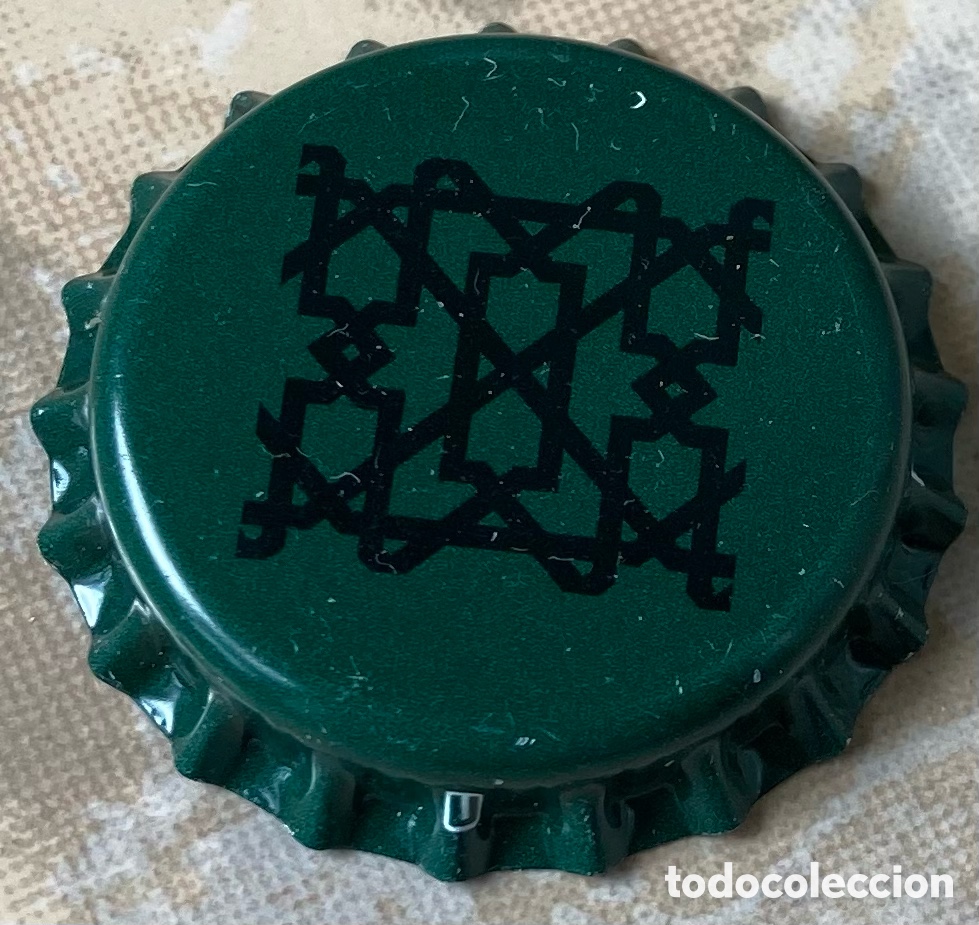 Coleccionismo de cervezas: CHAPA BOTTLE CAP TAP&Oacute;N CORONA BEER CERVEZA BIERE ALHAMBRA (16). FAB. CHAPA:U--LOTE N. 4131--CARMANJO