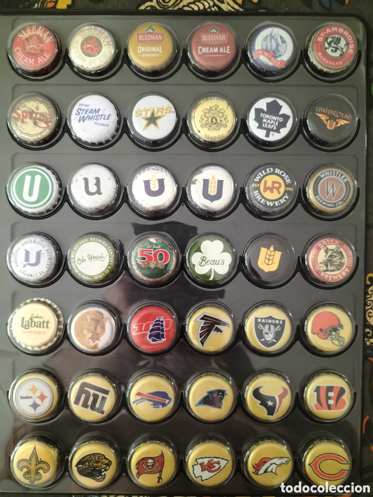 Coleccionismo de cervezas: LOTE/COLECCI&Oacute;N 395 CHAPAS TAPON CORONA CERVEZA - CANAD&Aacute;