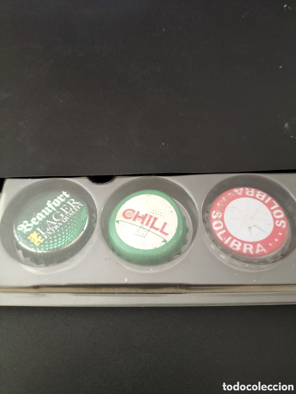 Coleccionismo de cervezas: LOTE 3 CHAPAS TAPON CORONA CERVEZA - COSTA DE MARFIL