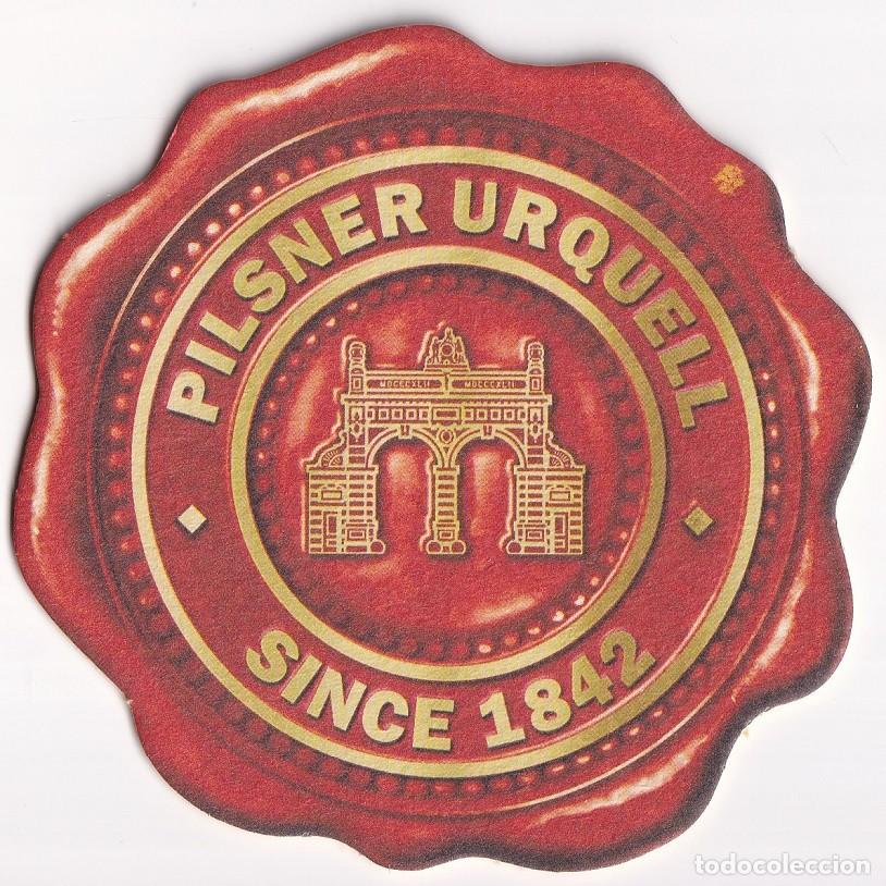 Coleccionismo de cervezas: Antiguo posavasos - Pilsner Urquell - Since 1842
