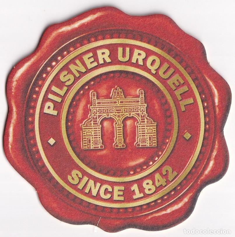 Coleccionismo de cervezas: Antiguo posavasos - Pilsner Urquell - Since 1842