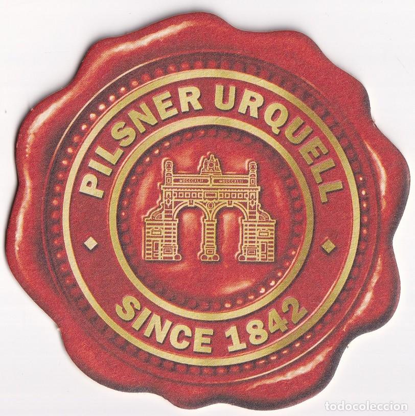 Coleccionismo de cervezas: Antiguo posavasos - Pilsner Urquell - Since 1842
