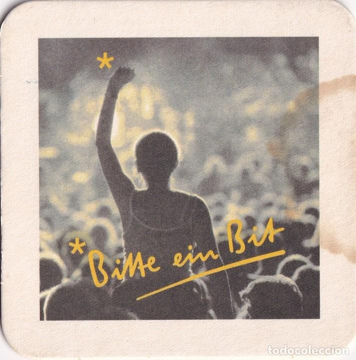Coleccionismo de cervezas: Antiguo posavasos - Bitte ein Bit - Bitburger