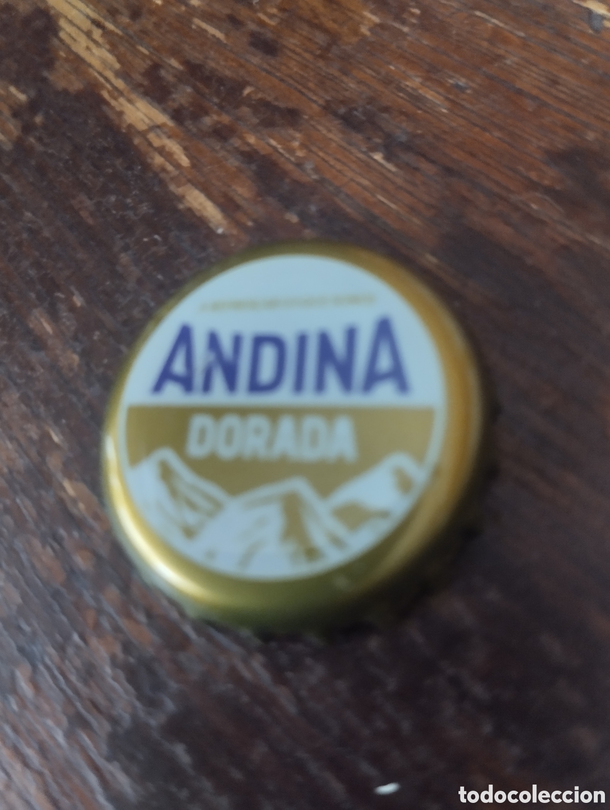 Coleccionismo de cervezas: ANDINA DORADA CERVEZA COLOMBIA TAP&Oacute;N CHAPA CAPSULA CORONA