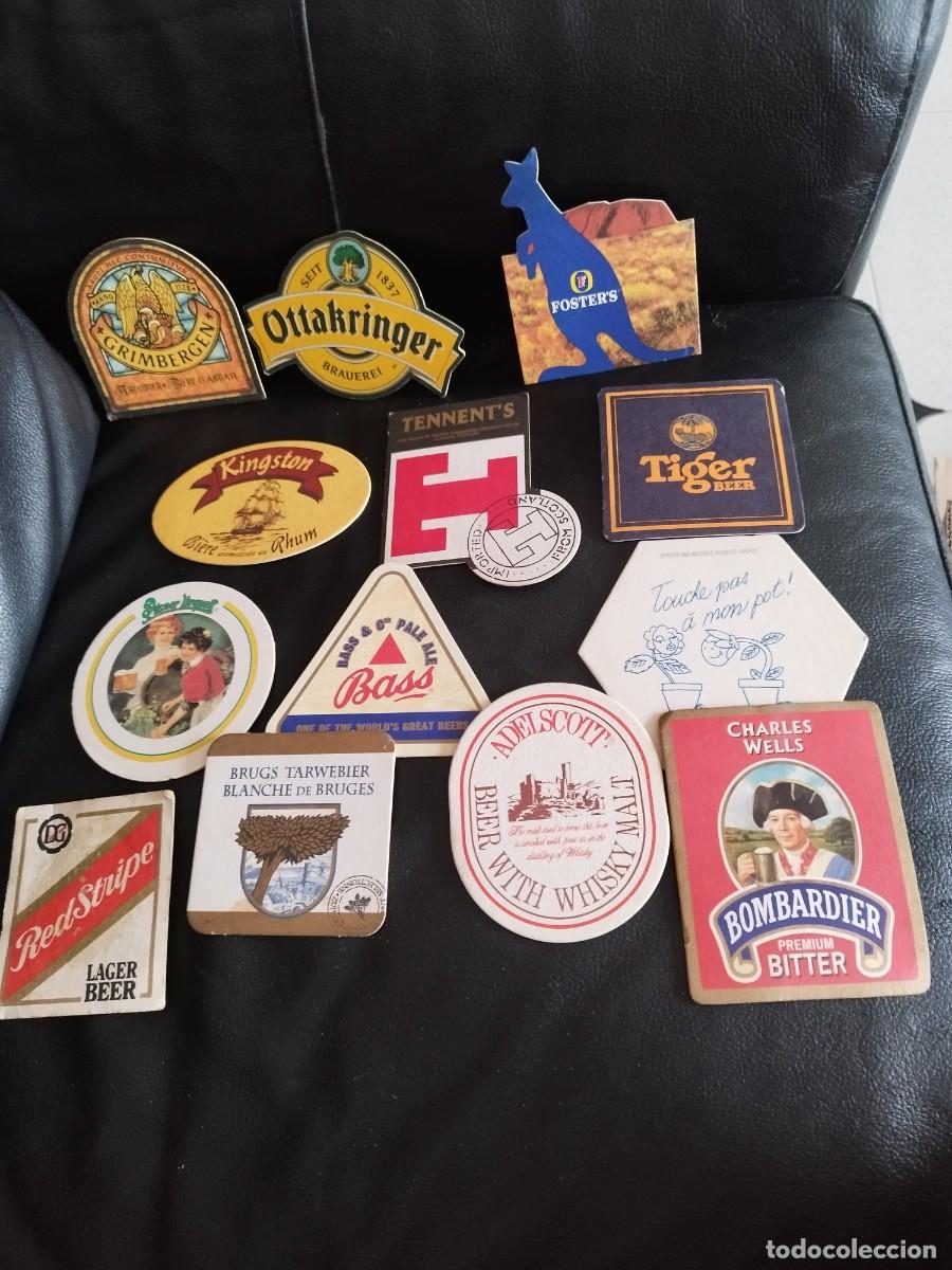 Coleccionismo de cervezas: Lote de 13 posavasos publicidad cerveza.