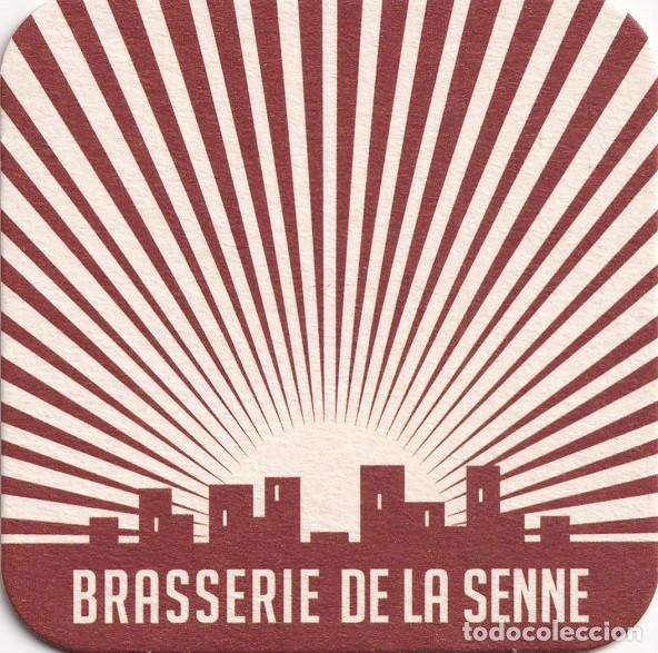 Coleccionismo de cervezas: Antiguo posavasos - Brasserie de la Senne - Brussels