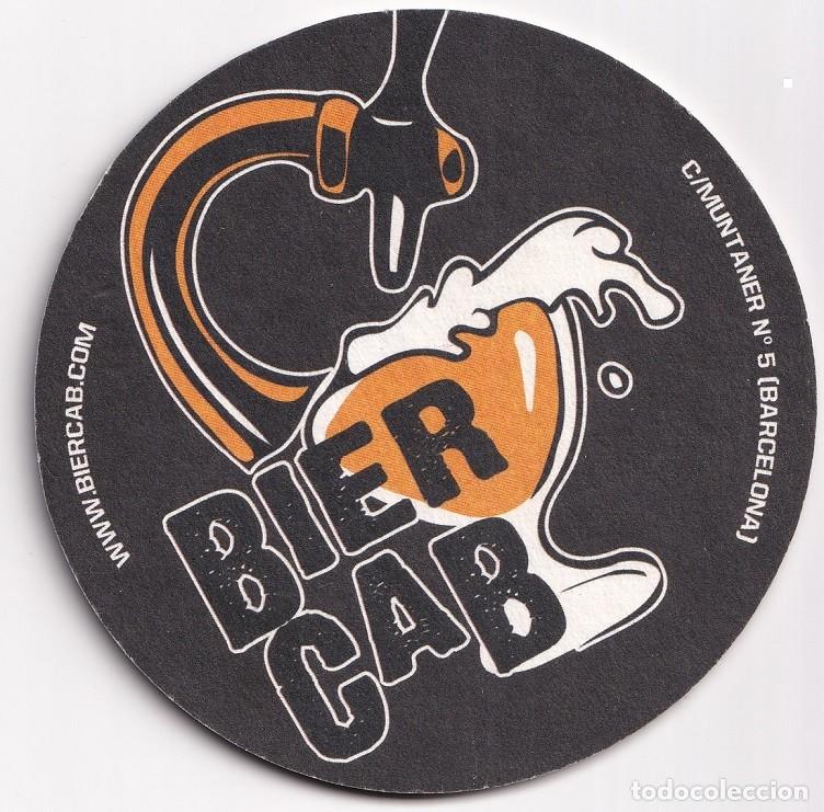 Coleccionismo de cervezas: Antiguo posavasos - Bier Cab - Foto 2