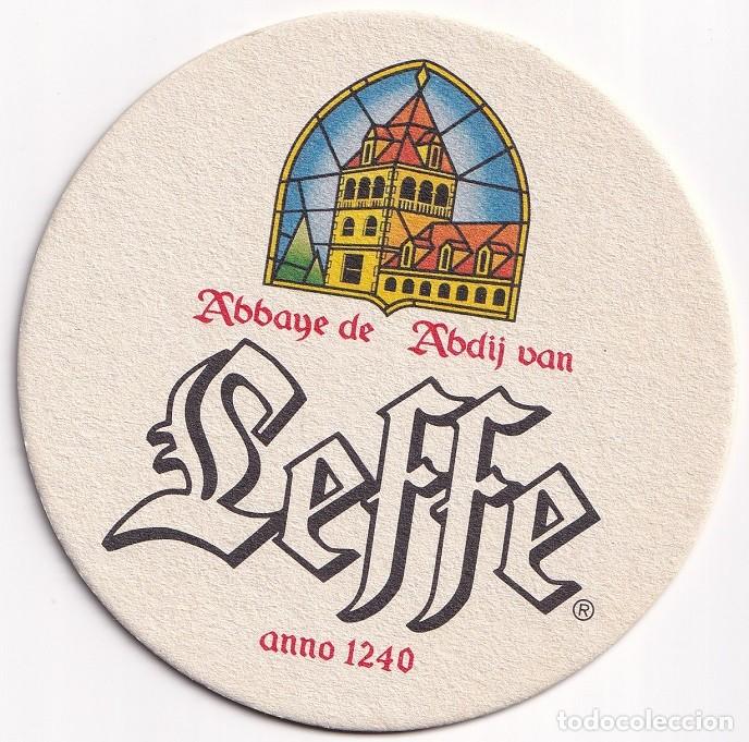 Coleccionismo de cervezas: Antiguo posavasos - Leffe - Abbaye de Abdij van - Anno 1240