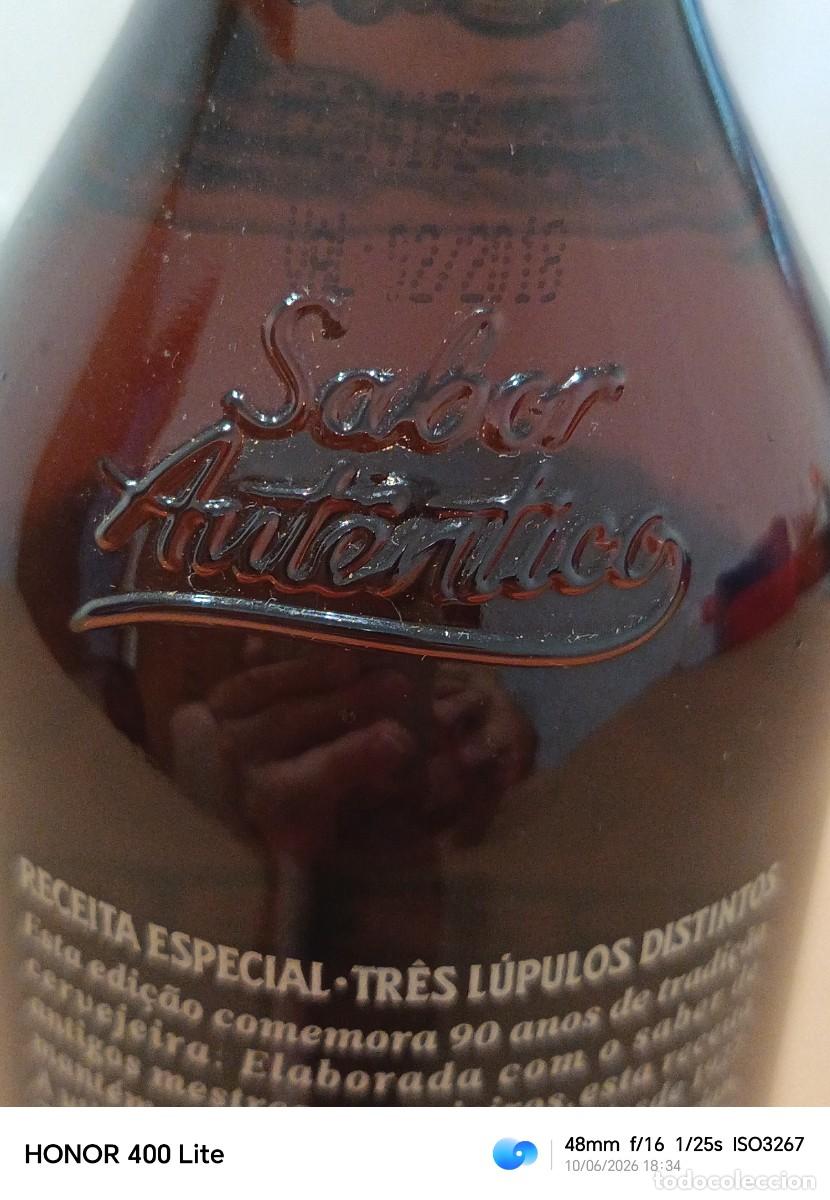 Coleccionismo de cervezas: Botella de cerveza super bock. Edici&oacute;n limitada 90 a&ntilde;os