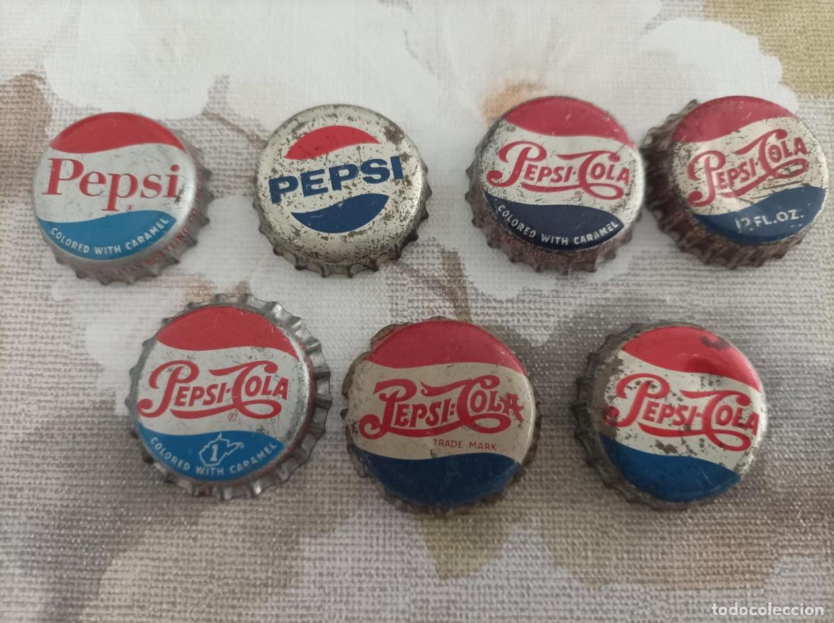 Coleccionismo de cervezas: Chapas tapon corona pepsicola extranjeras