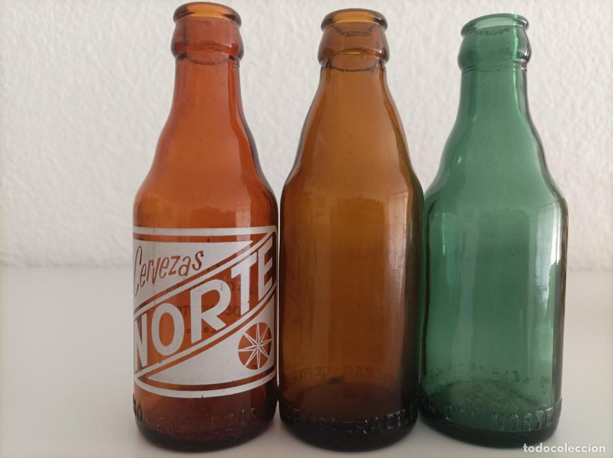 Coleccionismo de cervezas: Botellines cervezas norte antiguas