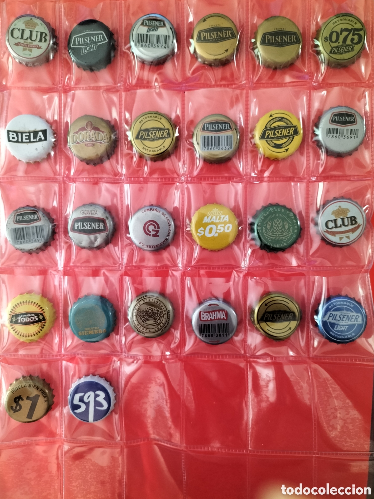 Coleccionismo de cervezas: LOTE 26 CHAPAS TAPON CORONA CERVEZA - ECUADOR