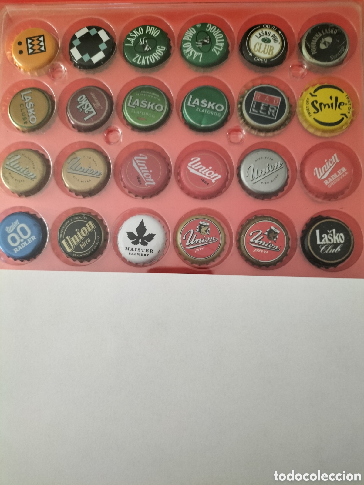 Coleccionismo de cervezas: LOTE 24 CHAPAS TAPON CORONA CERVEZA - ESLOVENIA