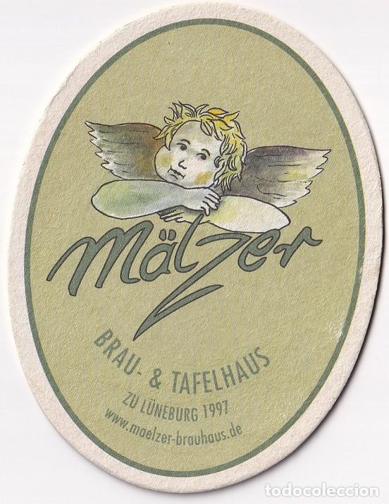 Coleccionismo de cervezas: Antiguo posavasos - M&auml;lzer - Brau & Tafelhaus zu l&uuml;neburg 1997