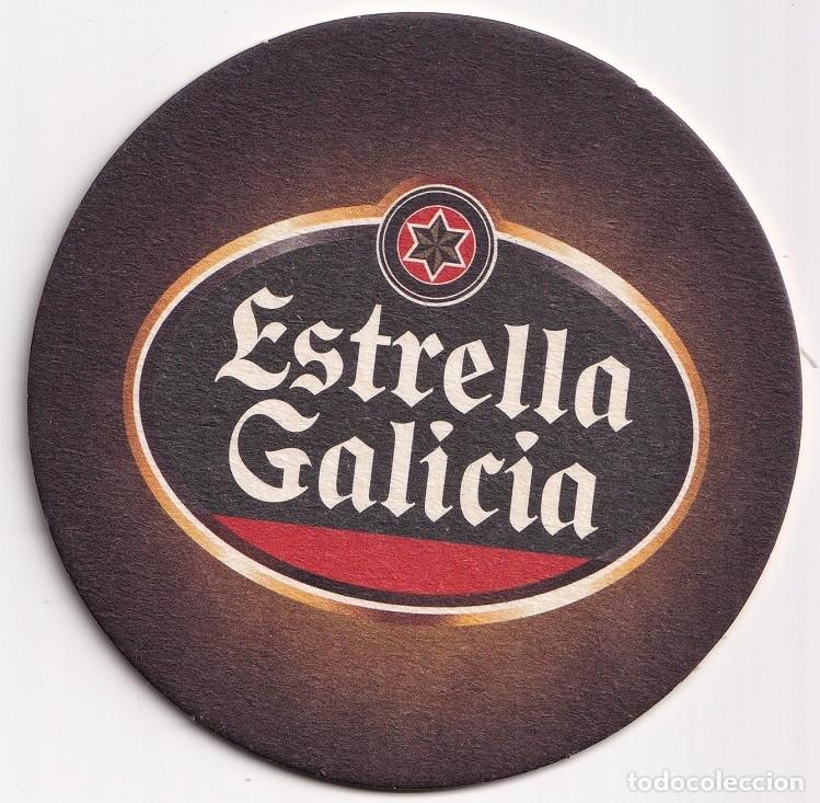 Coleccionismo de cervezas: Antiguo posavasos - Estrella Galicia - Exageradamente buena