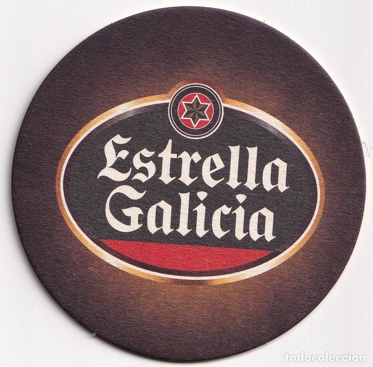 Coleccionismo de cervezas: Antiguo posavasos - Estrella Galicia - Exageradamente buena