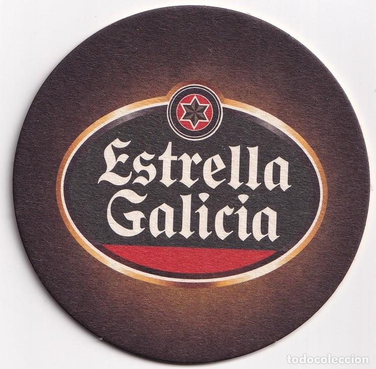 Coleccionismo de cervezas: Antiguo posavasos - Estrella Galicia - Exageradamente buena