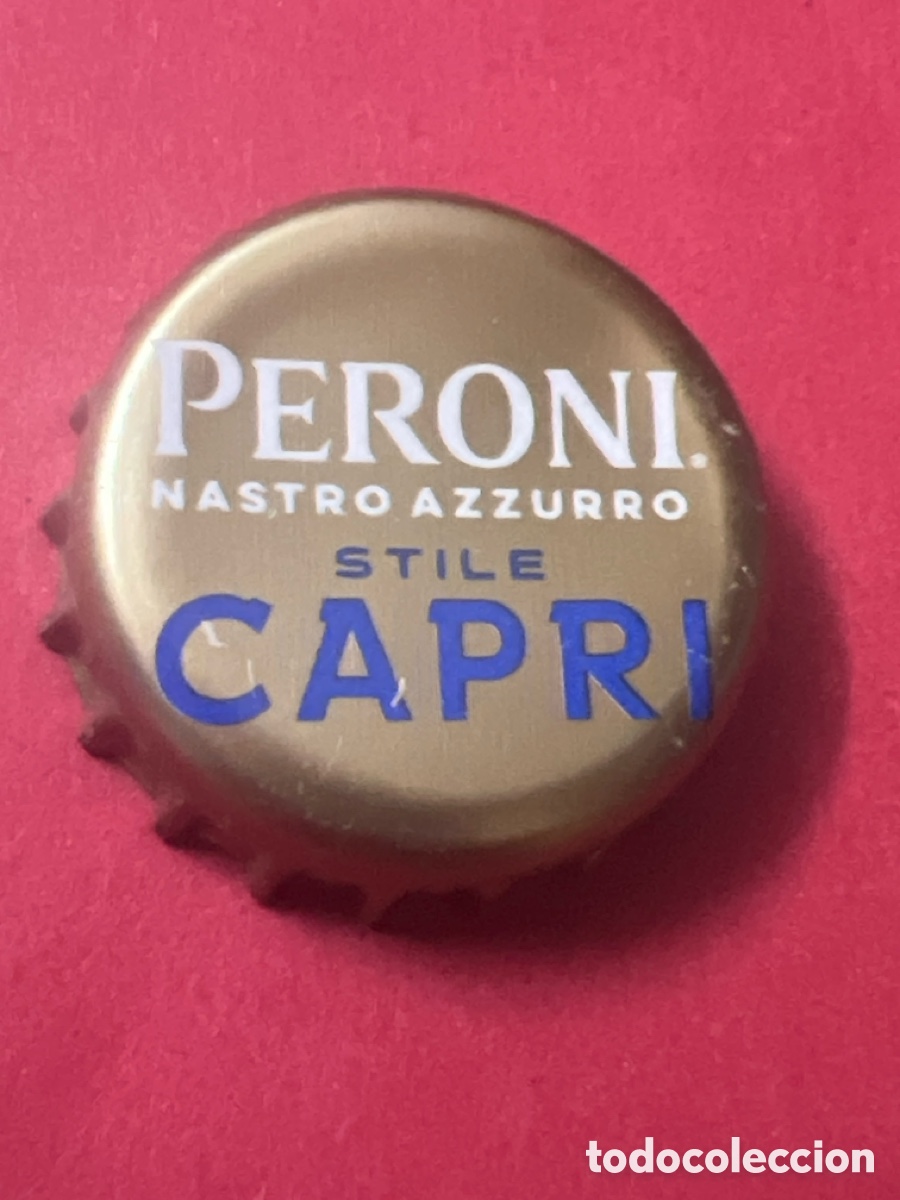 Coleccionismo de cervezas: T4/X79/G1. CHAPA CERVEZA - RUMAN&Iacute;A - Peroni Nastro Azzurro Stile Capri