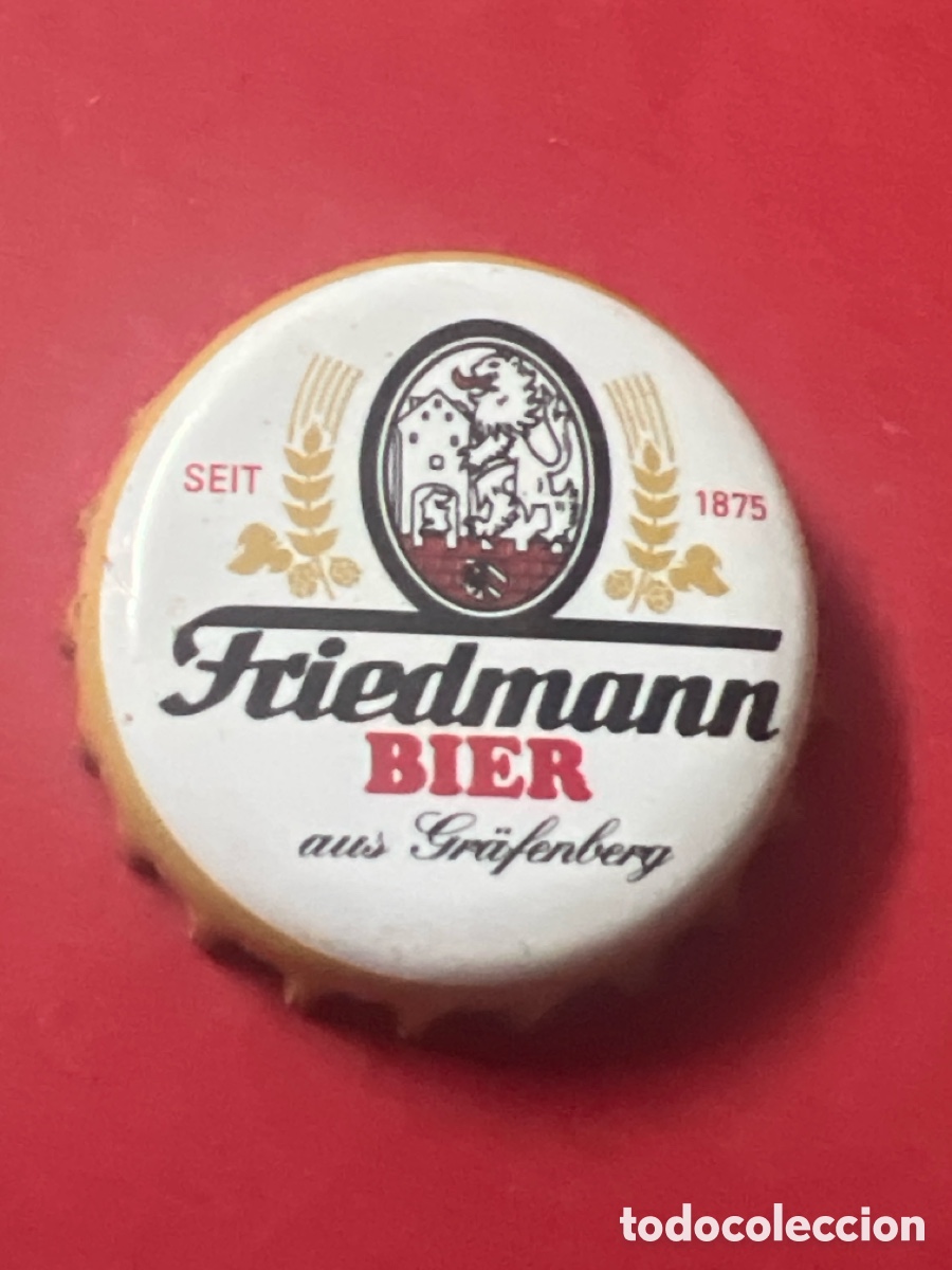 Coleccionismo de cervezas: T4/X79/H3. CHAPA CERVEZA - ALEMANIA - Friedmann Bier aus Gr&auml;fenberg seit 1875
