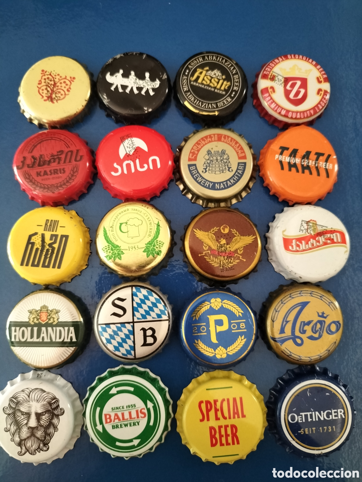 Coleccionismo de cervezas: LOTE 20 CHAPAS TAPON CORONA CERVEZA - GEORGIA