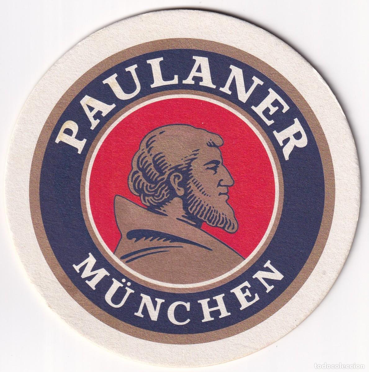 Coleccionismo de cervezas: Antiguo posavasos - Paulaner - M&uuml;nchen