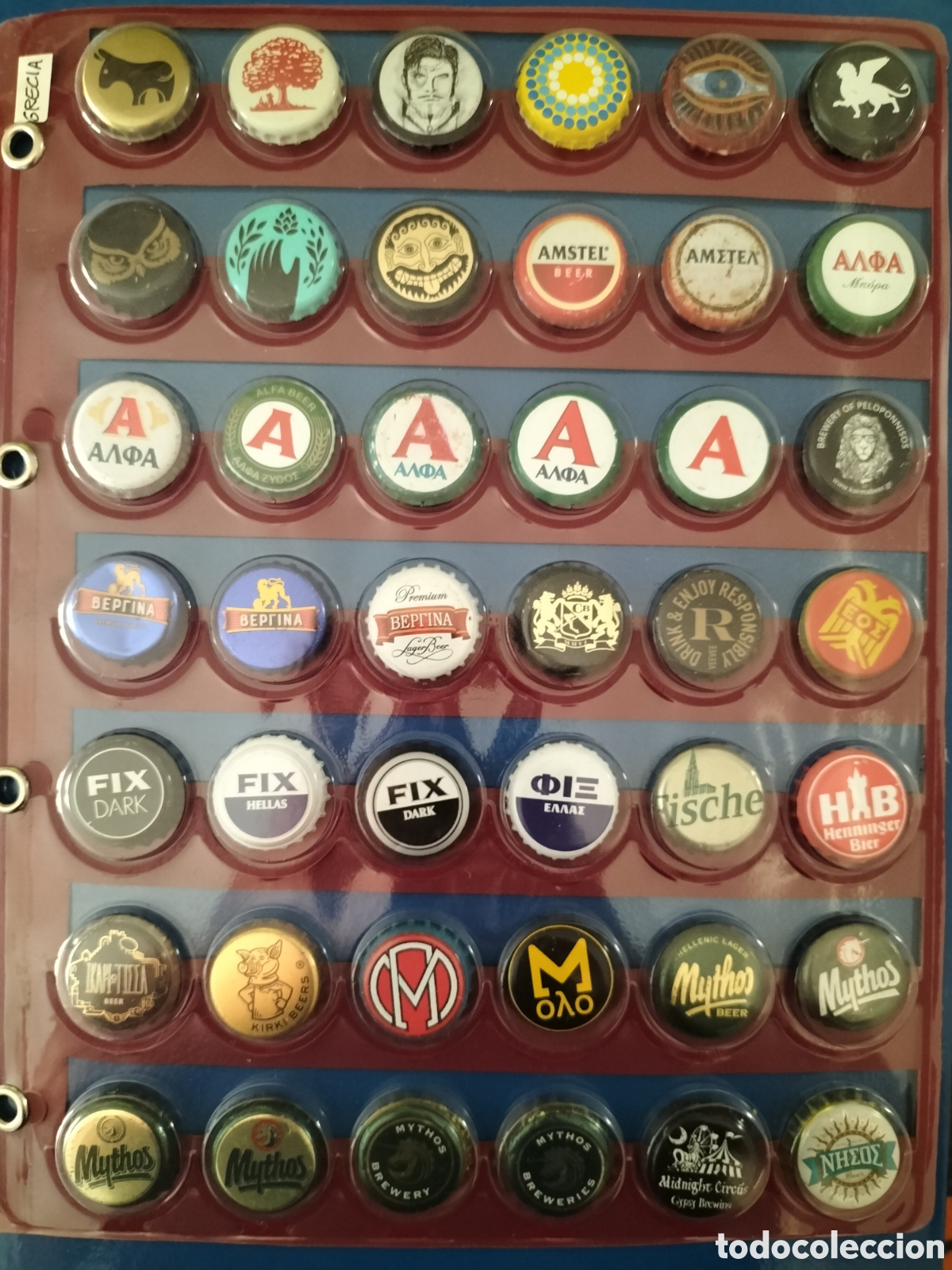 Coleccionismo de cervezas: LOTE 74 CHAPAS TAPON CORONA CERVEZA - GRECIA