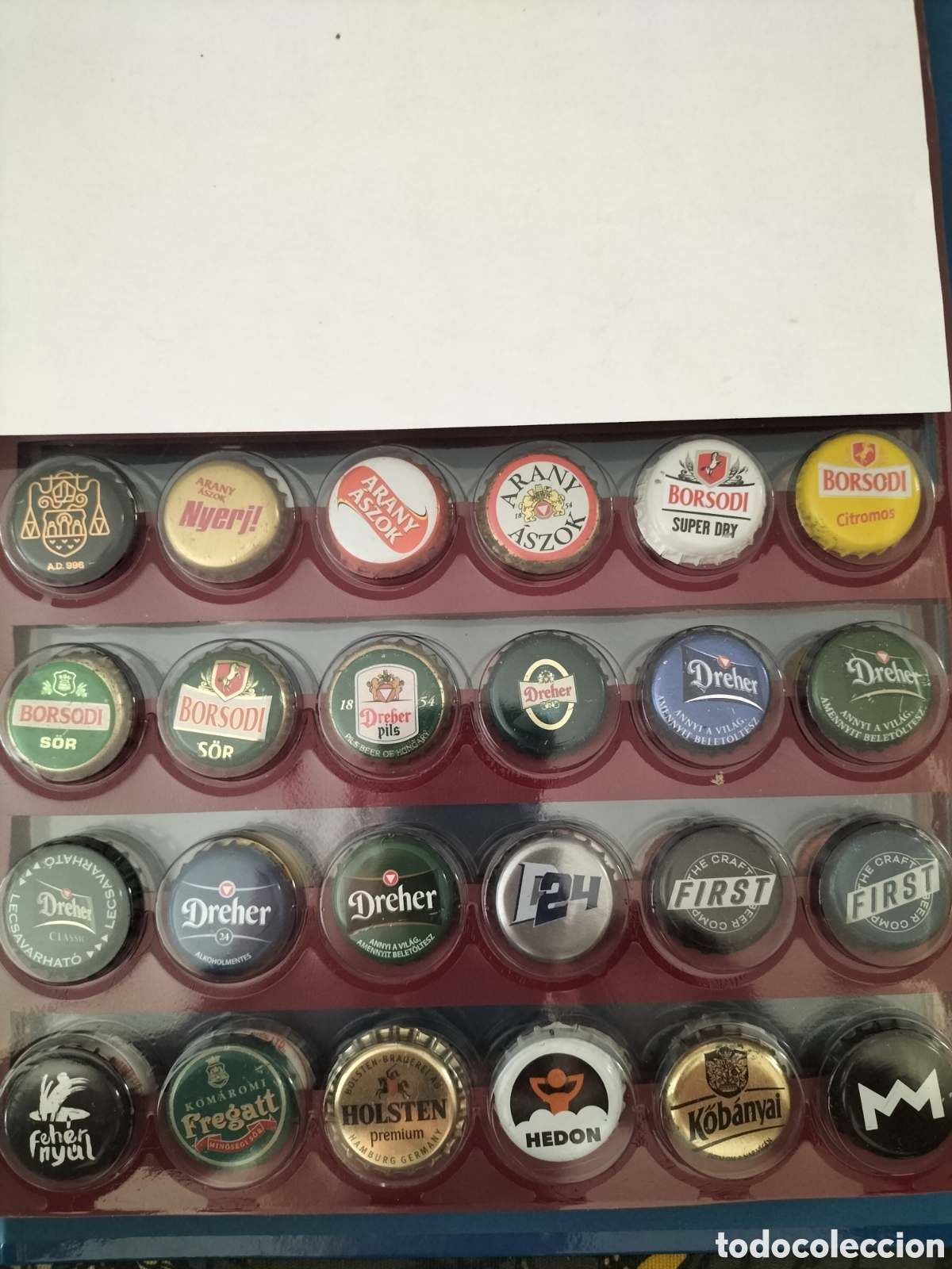 Coleccionismo de cervezas: LOTE 45 CHAPAS TAPON CORONA CERVEZA - HUNGR&Iacute;A