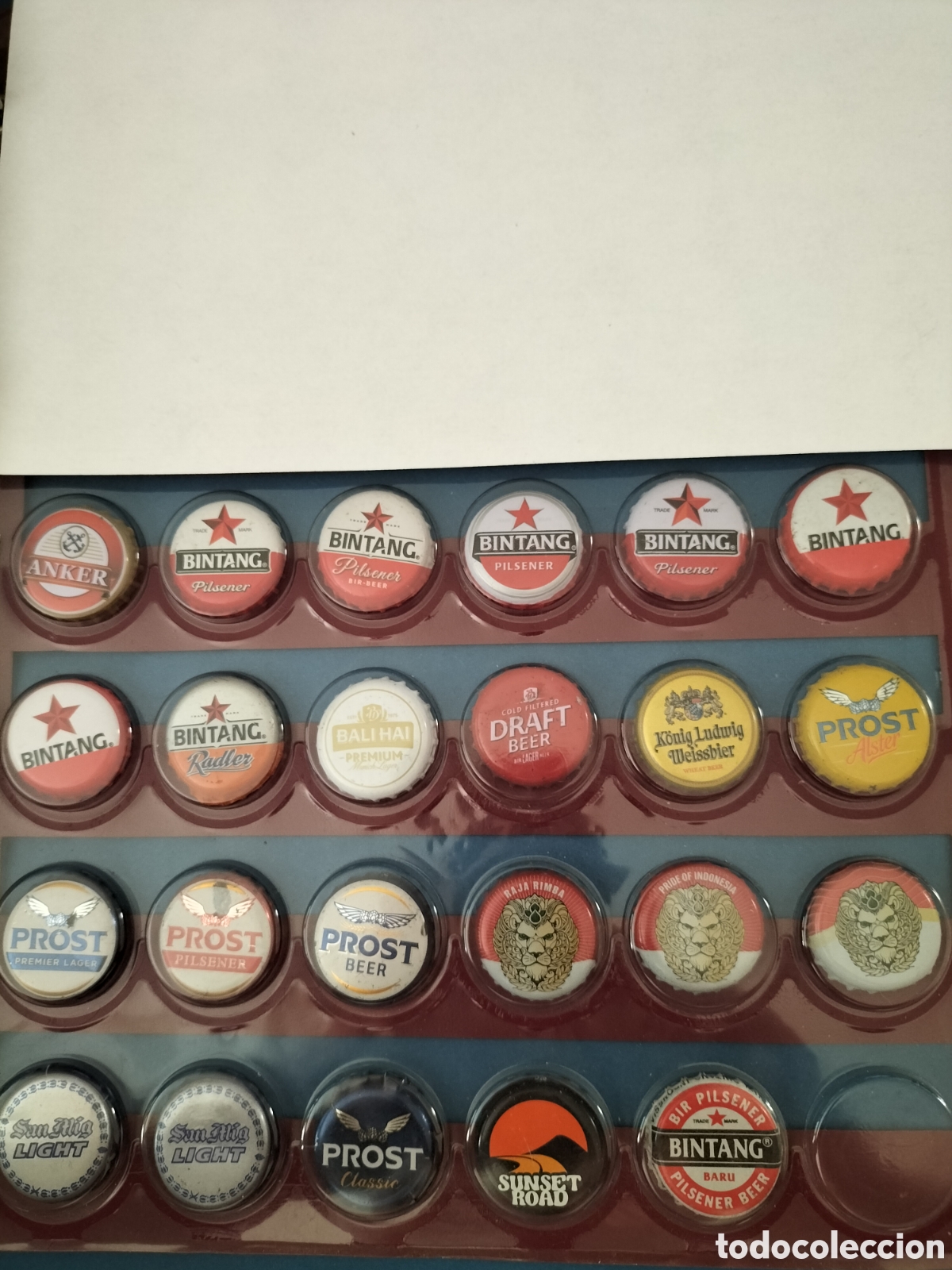 Coleccionismo de cervezas: LOTE 23 CHAPAS TAPON CORONA CERVEZA - INDONESIA