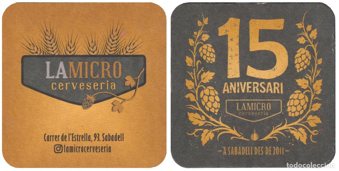 Coleccionismo de cervezas: POSAVASOS DE CERVEZA -LA MICRO