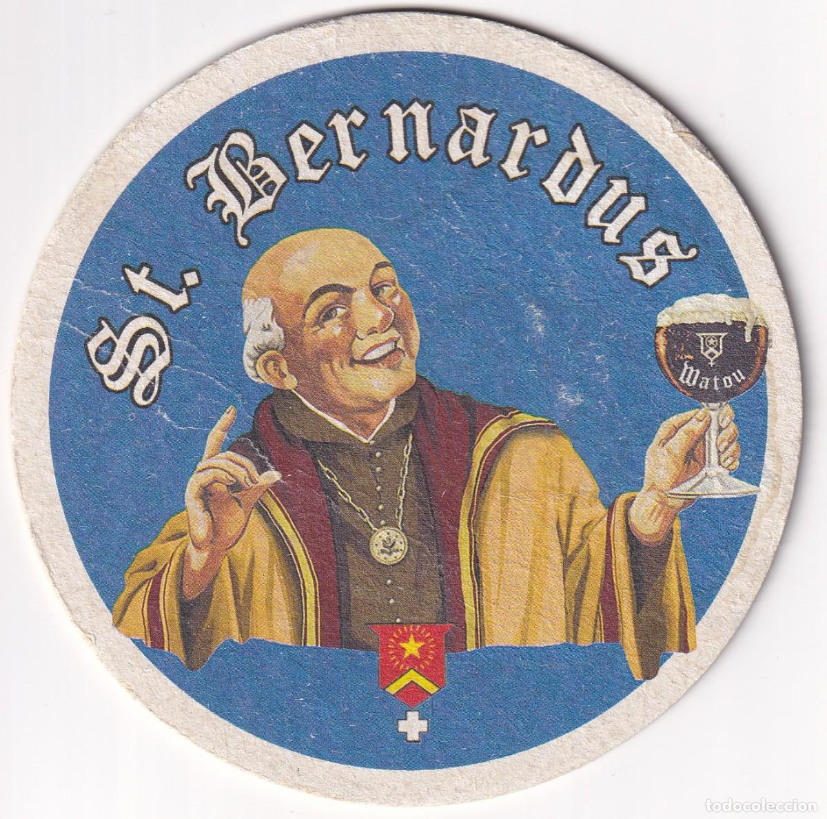 Coleccionismo de cervezas: Antiguo posavasos - St. Bernardus