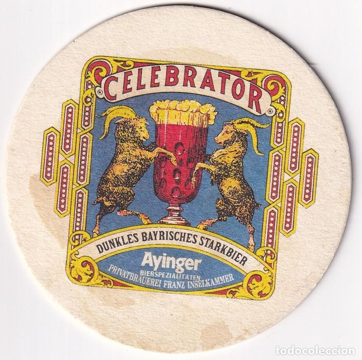 Coleccionismo de cervezas: Antiguo posavasos - Ayinger - Privatbrauerei