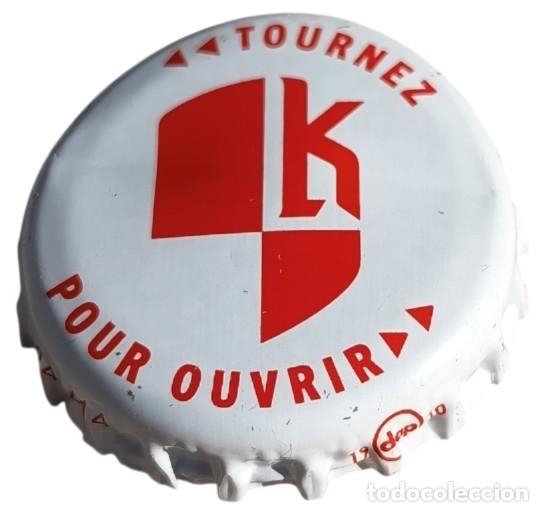 Coleccionismo de cervezas: Francia Capsule Bi&egrave;re Beer Crown Cap Kronenbourg Tournez pour ouvrir RP539 tap&oacute;n corona