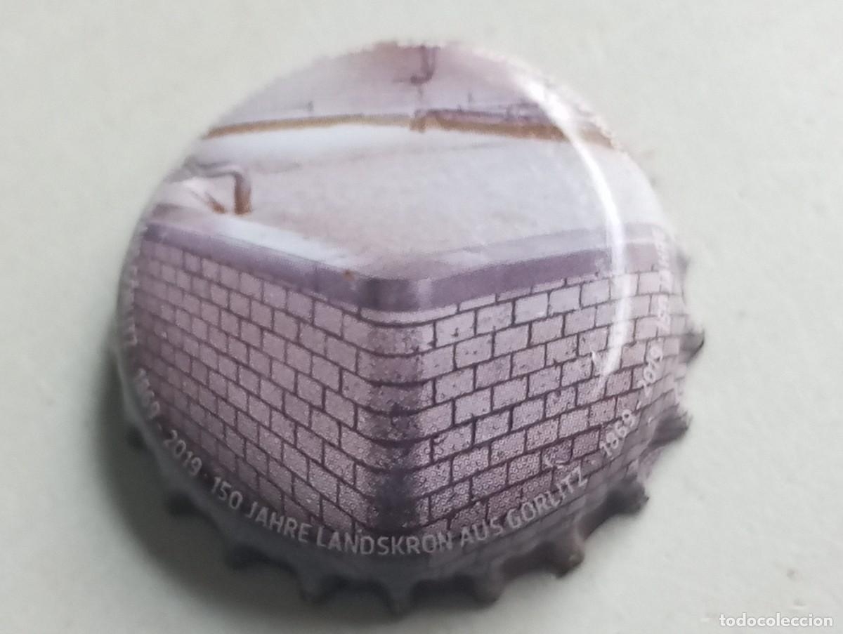 Coleccionismo de cervezas: Chapa tap&oacute;n corona de la cerveza alemana LANDSKRON AUS G&Ouml;RLITZ 150 JAHRE (1869-2019)