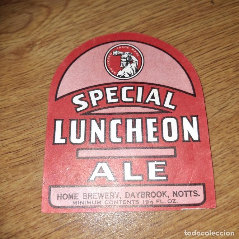 Coleccionismo de cervezas: ETIQUETA CERVEZA - Special Luncheon Ale 1960s Inglaterra