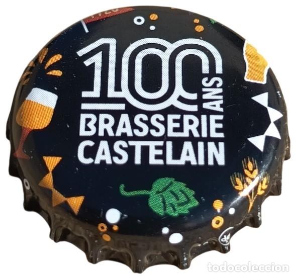 Coleccionismo de cervezas: Francia Capsule Bi&egrave;re Beer Crown Cap Ch'Ti 100 ans Brasserie Castelain 62 B&eacute;nifontaine RP532 tap&oacute;n c