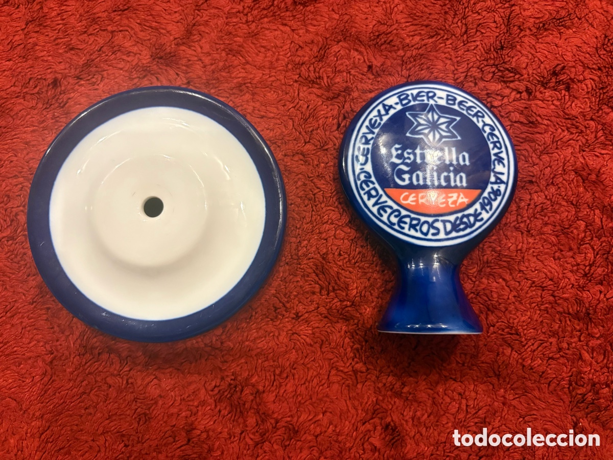 Coleccionismo de cervezas: SARGADELOS ESTRELLA GALICIA - TAPA Y LOGO GRIFO CERVEZA