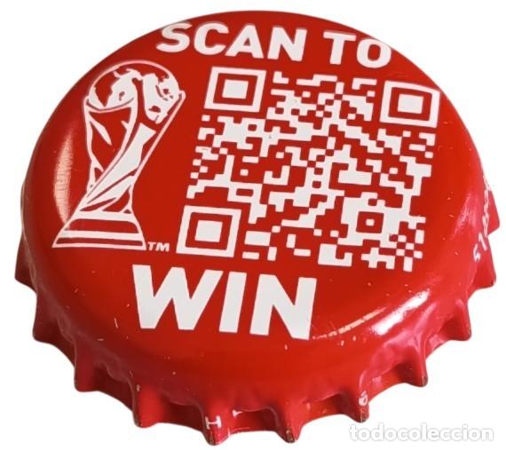 Coleccionismo de cervezas: Belgica Capsule Bi&egrave;re Beer Crown Cap Jupiler Scan to Win coupe du Monde Football RP763 tap&oacute;n corona