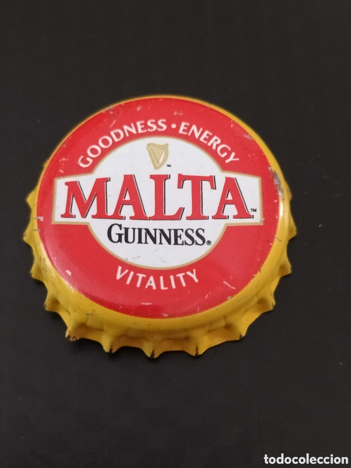Coleccionismo de cervezas: CHAPA TAP&Oacute;N CORONA CERVEZA - BEBIDA DE MALTA - LIBERIA